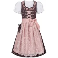 Nübler Kinderdirndl 3-teilig Rosalie in Bordeaux | Gr.: 140
