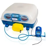 Borotto Real 49 Expert | Brutautomat Vollautomatisch Professionelle für 49 oder 196 Kleine Eier, Automatischem Eierwendemechanismus, Temperaturregelung, Luftbefeuchter Sirio | Hergestellt in Italien