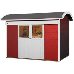 Schiebetürhaus 228 21 mm Weka - rot - 50 % Rabatt auf Dacheindeckung