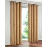 Wirth Vorhang WIRTH "Trondheim 234 g/m2" Gr. 8, gelb (ocker), B:172cm H:160cm, Chenille, Polyacryl, Gardinen,