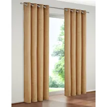Wirth Vorhang WIRTH "Trondheim 234 g/m2" Gr. 8, gelb (ocker), B:172cm H:160cm, Chenille, Polyacryl, Gardinen,