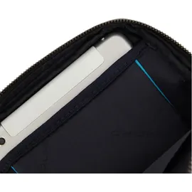 Piquadro Modus Umhängetasche Leder 17 cm blau