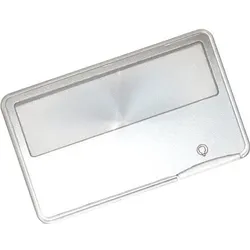 Carson MagniCard Taschenlupe im Scheckkartenformat mit LED Beleuchtung | ✔️ Abverkauf: weg=weg