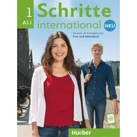 Hueber Schritte international Neu 1. Kursbuch + Arbeitsbuch mit