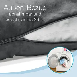Bestschlaf Eloneo Stillkissen 150 x 80 cm Anthrazit