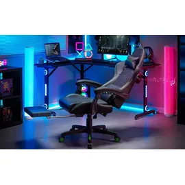GTPLAYER Gaming-Stuhl Kunstleder Grün