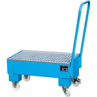 Bauer Südlohn Fahrbare Auffangwanne AW 60-1 SR, lackiert, Lichtblau