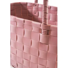 Kobolo Einkaufstasche geflochten rosa XXL
