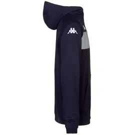 Kappa Daccio Hoodie Blue Marine/Grey Melange 2XL