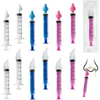 Nasendusche Baby Set 12 Stück 10ml BPA-frei Nasenspülung Kinder Farbe