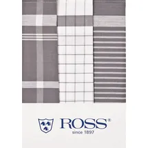Ross 3er Pack Halbleinen Geschirrtücher Exclusiv 50x70 cm