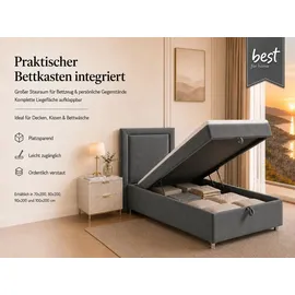 Best For Home Trinity K3 100 x 200 cm Grau