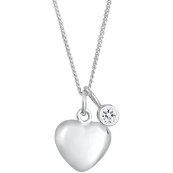 Elli Herz Anhänger Kristalle 925 Silber 45 Damen 