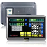 DRO Digitalanzeige 5μm TTL Positionsanzeige für Ihre Drehmaschine, Fräsmaschine, Schleifmaschine usw (2 AXIS DRO)