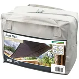 WINDHAGER Sonnensegel, UV Schutz 50+, grau (hellgrau), B:270cm H:140cm, Polyester, Sonnensegel, 140x270 cm, wasserabweisend