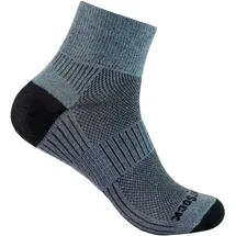 WrightSock Coolmesh II Quarter Wandersocken 1 Paar Blau XL
