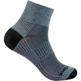 WrightSock Coolmesh II Quarter Wandersocken 1 Paar Blau XL