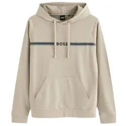 BOSS für Herren. 50535854 Authentischer beiger Hoodie (M), Lässig, Baumwolle