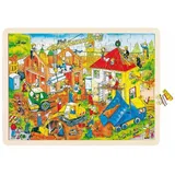 GoKi 57670 - Einlegepuzzle Baustelle