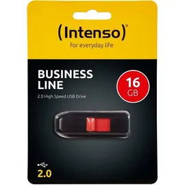 Intenso Business Line 16GB schwarz/rot