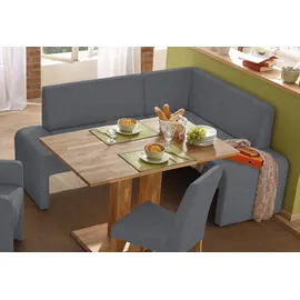 Home Affaire Bologna 180 x 84 x 140 cm Struktur grob langer Schenkel links dunkelgrau