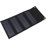 Naroote Naroote 40 W Hocheffizientes, Tragbares, Zusammenklappbares Solarpanel-Ladegerät für Outdoor-Aktivitäten, Monokristallines Material, 1 USB-Schnittstelle für Camping, Wandern/Rucksackreisen