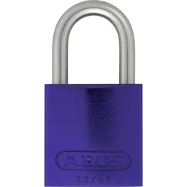 ABUS Vorhangschloss Aluminium 72LL/40 lila vs. Lock-Tag 1 Schlüssel