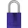 ABUS Vorhangschloss Aluminium 72LL/40 lila vs. Lock-Tag 1 Schlüssel