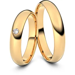 Trauringe W ̧rzburg 750er RosÈgold - 2314