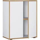 VCM Salia Aktenschrank 60 x 74 x 33 cm weiß