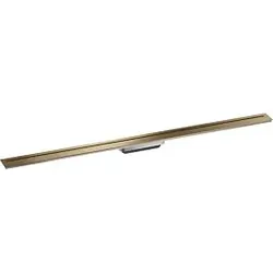 hansgrohe Drain Duschrinne 42524140 1200mm, Fertigset, frei im Raum, brushed bronze
