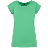 Build Your Brand Extended Shoulder Tee Fresh Green M