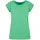 Build Your Brand Extended Shoulder Tee Fresh Green M