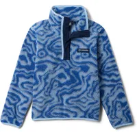 Columbia Helvetia II Printed Half Snap Fleec, Mountain Blue Topoglitch, Coll Navy