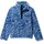 Columbia Helvetia II Printed Half Snap Fleece Mountain Blue Topoglitch/Collegiate Navy M