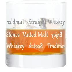 Leonardo Whiskybecher mit Gravur Stil 04