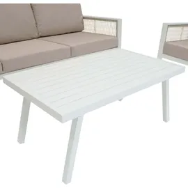 Jardi 4-teilige Aluminium-Sofagarnitur weiß