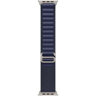 Apple Watch Alpine Loop Armband für Watch Ultra 49mm Marine / Titan natur (M)