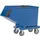 FETRA Muldenkipper Kunststoff/Stahl 0,8 m3 blau mit Rollen