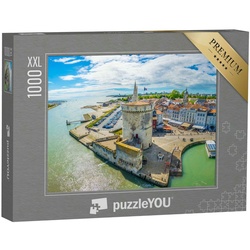 puzzleYOU Puzzle Puzzle 1000 Teile XXL „Malerische Küste von La Rochelle in Frankreich“, 1000 Puzzleteile, puzzleYOU-Kollektionen Atlantik, Frankreich, Insel & Meer