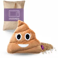 Habibi Plush Wärmekissen Potty, mit Klettverschluß Körnerkissen Mikrowelle