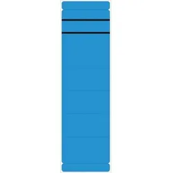 Rückenschild lang breit blau NEUTRAL selbstklebend Packung 10 Stück