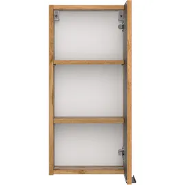WELLTIME Hängeschrank WELLTIME, braun (wotaneiche), B:30cm H:64cm T:20cm, Holzwerkstoff, Schränke, Hängeschrank, Welltime, Breite 30 cm, reversibel, 1-türig