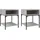 vidaXL Nachtschrank 2 Stk. 40 x 41 x 50 cm Grau