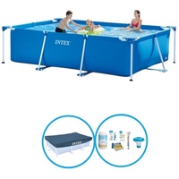 Intex Pool Rectangular Frame 300x200x75 cm - Schwimmbad-Paket