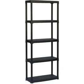 Artplast Lagerregal Metall 70 x 30 x 175,5 cm schwarz