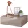 KADIMA DESIGN Nachtschrank ZADAR 46 x 15 x 30 cm Beige