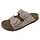 ROHDE Damen Pantolette Leder Schnalle Muster schimmernd Rodigo-D 5857, Größe:39 EU,