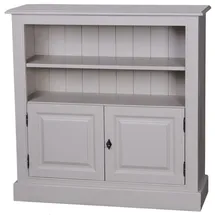 Casa Padrino Bücherschrank 102 x 35 x 102 cm Grau