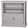 Casa Padrino Bücherschrank 102 x 35 x 102 cm Grau